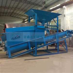 เครื่องล้างทรายแบบสกรีนเกลียว เครื่องแยกทราย มอเตอร์ AC สีน้ำเงิน อุปกรณ์ทำเหมือง - Product Image 3