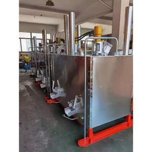 เครื่องหลอมเทอร์โมพลาสติกถังคู่ไฮดรอลิก1200กก. ระบบทำความร้อนแอลพีจีผสมแบบย้อนกลับได้สำหรับทำเครื่องหมายบนถนน - Product Image 5