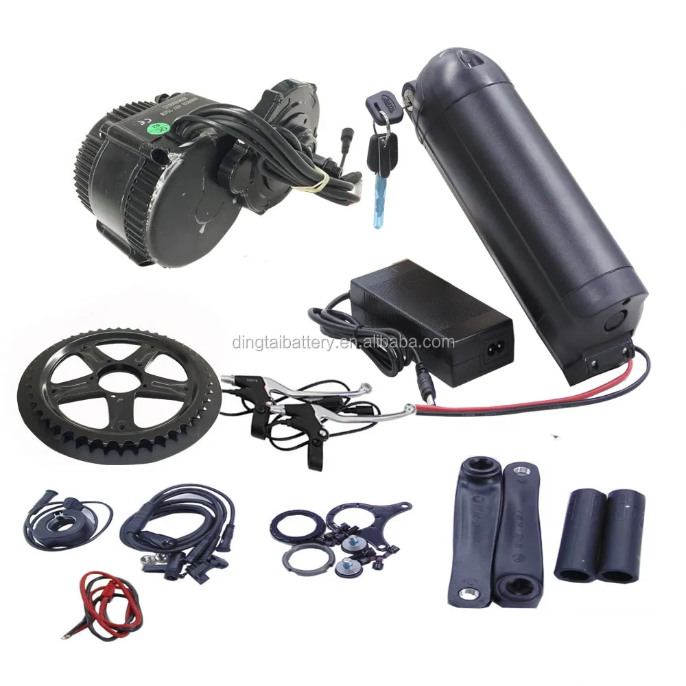 Bafang — kit de motorisation de vélo électrique 36V, 250W, BBS, moteur 8fun avec batterie de 36V, 7ah, 10ah, avec chargeur