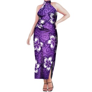 <span class=keywords><strong>Outlet</strong></span> di fabbrica su richiesta abito senza maniche Pacific Island Art 6XL elegante collo appeso abito a spalle scoperte per la <span class=keywords><strong>sera</strong></span> - Product Image 2