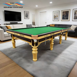 Table de billard professionnelle S.Q.F de 12 pieds avec plateau en ardoise, pieds en acier, pour tournois internationaux, avec garantie XSNK-SNK5, table de billard XSNK - Product Image 3