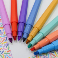 Stylo surligneur de style classique de vente chaude avec la technologie anti-séchage pour la conception de logo personnalisé d'étude de bureau