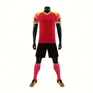 Uniformes de Fútbol Verdes al Por Mayor de Fábrica, Tallas Grandes, Uniformes Unisex para Adultos, 100% Poliéster, Secado Rápido y Transpirables - Product Image 4
