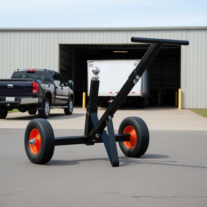 Carrello per Rimorchio Regolabile in Altezza, Capacità 600 Libbre, con Pneumatici Solidi da 16,5 e 22 Pollici, Sfera da 1 7/8 Pollici per Facile Trasporto - Product Image 2