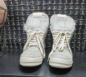 Botas Cortas de Moda de Alta Calidad, Unisex, con Cordones, Cómodas, para Primavera e Invierno, de Pelo de Caballo, Antideslizantes, Casuales para Hombre - Product Image 4