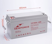 Batterie solaire avec onduleur 12V 100Ah 120Ah 150Ah 200Ah 250Ah Batterie Exide Ups Batterie haute énergie