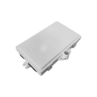 Caja de Distribución de Fibra Óptica FTTH de 2 Núcleos, Impermeable para Exteriores IP65, Montaje en Pared, Caja de Terminación, Caja de Conexiones, ODB, FDB