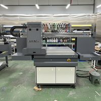 Printer Kartu UV Flatbed XP600 Ukuran A0/A1 dengan Tinta Putih dan Spot Varnish untuk Produk Hadiah