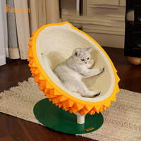 Lit pour chat moderne Kinghon Durian Rubber, ultra-résistant, griffoir, soulagement des démangeaisons, universel quatre saisons