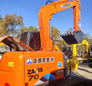 รถขุดมือสองรถขุดไฮดรอลิกรถขุดขนาด7ตัน ZX70ยี่ห้อญี่ปุ่นรถขุดขนาดเล็ก CE - Product Image 3