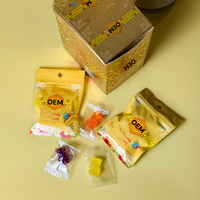 Boîte d'emballage haut de gamme VIP Little Bear en feuille d'or, idéale pour l'emballage de bonbons gélifiés VIP.