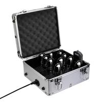 Caja de almacenamiento de caja de carga portátil plateada de 32 ranuras para sistema de guía turístico inalámbrico Retekess TT106