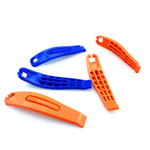 Levier de pneu en plastique, outil manuel 11x2.5x2cm pour réparation de vélo de montagne, vélo électrique, couleur orange, bleu, noir - Product Image 4