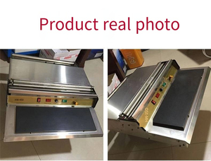 Máquina Envolvedora de Alimentos Semiautomática Eléctrica de Acero Inoxidable, Mini Envolvedora Comercial para Frutas, Carnes, Sushi y Alimentos - Product Image 4