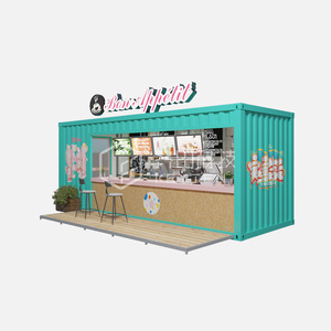 Net Màu Đỏ thân thiện với môi trường sáng tạo <span class=keywords><strong>container</strong></span> tùy biến đường phố thương mại khách sạn Homestay cửa hàng di động siêu thị - Product Image 2