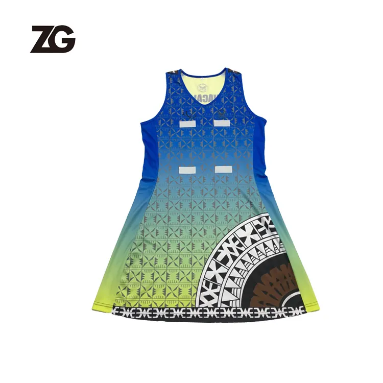 Beroep aangepaste korfbalvereniging jurk met een ontwerp voor club/sublimatie afdrukken tennis rokken voor team