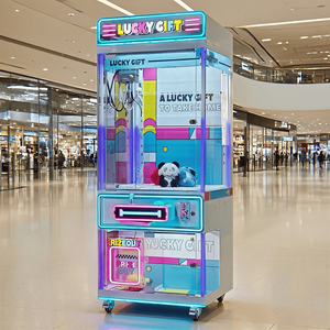 대형 상업용 및 미니 금속 목재 인형 뽑기 게임기 동전 작동식 크레인 게임 장난감 봉제 인형 경품 자동판매기 - Product Image 1