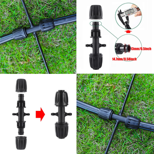 Conector Divisor de Manguera de 1/2 a 1/4 de Pulgada, Acoplamiento de Tubería de 16 mm, Accesorio de Microirrigación por Goteo para Agricultura - Product Image 4