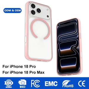 Étui de téléphone magnétique Laudtec OEM en TPU+PC, toucher confortable, finition mate ou ultra-transparente, pour iPhone 16 17 18 Pro/ Pro Max - Product Image 5