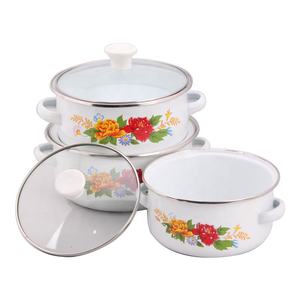 Offre Spéciale 671 casserole <span class=keywords><strong>en</strong></span> émail 16-<span class=keywords><strong>18</strong></span>-20 <span class=keywords><strong>cm</strong></span> batterie de cuisine <span class=keywords><strong>en</strong></span> <span class=keywords><strong>fonte</strong></span> ensembles casseroles <span class=keywords><strong>en</strong></span> émail au Congo - Product Image 5