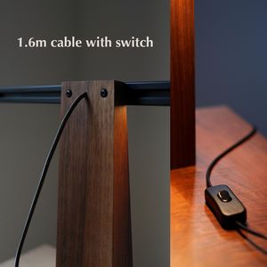 Nordic Style Long Strip Table <b>Lamp</b> E27 Switch Control <b>Led</b> <b>Lighting</b> For Living Room Study Bedroom Bedside Decorative Use - Product Image 4