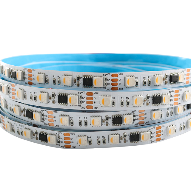 Programmable DC12V 24v Ucs7604 RGBw DIGITAL LED Strip Lights Addressable Led Tape Light Strip