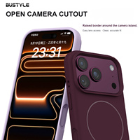 Coque de téléphone en silicone liquide à couverture intégrale avec doublure en microfibre, logo gravé, design en relief, compatible charge sans fil, antichoc, OEM/ODM pour