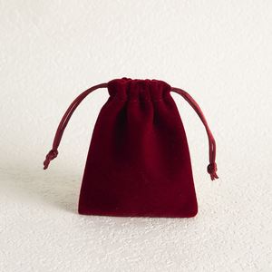 Small Velvet <b>Drawstring</b> <b>Bag</b> for Cosmetics Keys Storage, Custom Logo & Bulk Order Available - Product Image 6