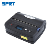 Imprimante thermique portable SPRT IP54 BT WiFi sans fil 4 pouces 110 mm pour reçus et étiquettes, 203 dpi, batterie 2300 mAh, garantie 1 an, en stock