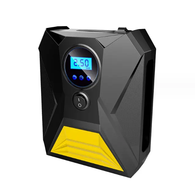 Draagbare Dc 12V High Power 120W Auto Luchtpomp Digitale Display Intelligente Band Inflator Mini Auto Luchtcompressor