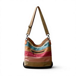 Bolso de mano flexible de PVC estilo europeo para mujer, color caramelo, cierre de botón, impermeable, venta al por mayor - Product Image 3