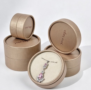 กระป๋องกระดาษคราฟท์ทรงกลมขนาดเล็ก, หลอดกระดาษทรงกระบอกขนาดเล็กสำหรับใส่ขนม ต่างหู เครื่องประดับจิ๋ว บรรจุภัณฑ์สำหรับจัดเก็บ - Product Image 6