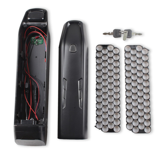 Haiyue Downtube Type 52pcs Cell Electric Bicycle Battery Box Case Premium EBike Battery Enclosure