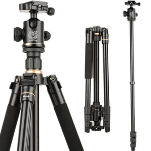 Trípode <span class=keywords><strong>para</strong></span> Cámara Q520 <span class=keywords><strong>de</strong></span> 146 cm y Soporte Profesional con Cabezal <span class=keywords><strong>de</strong></span> Bola Q02 y Trípode Portátil <span class=keywords><strong>de</strong></span> Aluminio <span class=keywords><strong>para</strong></span> Videocámara - Product Image 1