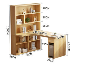 <span class=keywords><strong>Scrivania</strong></span> per Computer <span class=keywords><strong>scrivania</strong></span> per l'apprendimento della famiglia piccola ad angolo per bambini di tipo L - Product Image 6