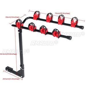 Portador de bicicleta para vehículo, portaequipajes para techo de <span class=keywords><strong>coche</strong></span>, soporte para <span class=keywords><strong>maletero</strong></span>, soporte de almacenamiento para ciclismo - Product Image 2