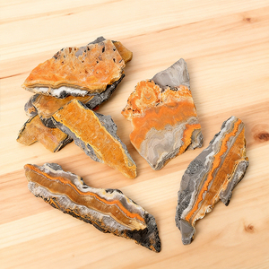 Tranches de cristal naturel brut de haute qualité pour la guérison, en forme de gâteau, pour la décoration, vente en gros - Product Image 1