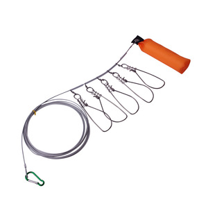Cool Fishing Outdoor Stainless Steel 5-Lock Fish Locks With Swivel <b>Snap</b> <b>Hook</b> For Ocean Rock Fishing Gear Accessories - Product Image 1