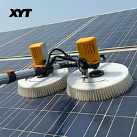 XYT Brosse de nettoyage de panneaux solaires Brosse de nettoyage solaire électrique rotative Équipement de brosse Nettoyage solaire haute pression