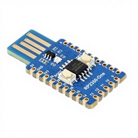 Placa de Desarrollo Waveshare RP2350-One SMD, PCB Integrada, Conector Tipo-A, 4MB Flash, MCU de Doble Núcleo y Doble Arquitectura, Microcontrolador I2C