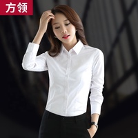 Camisa de negocios negra para mujer de manga larga estilo primavera delgada camisa profesional traje de temperamento Formal ropa de trabajo para mujer Top