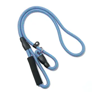 Ronde Nieuwe Producten Kleurrijke Pet Logo Honden Leash Leer Blijven Lopen Bike Verstelbare Leidt Sport Running Nylon Touw Hond Lood