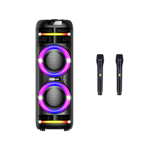 <span class=keywords><strong>Comprar</strong></span> 80W doble 8 pulgadas sistema <span class=keywords><strong>de</strong></span> sonido <span class=keywords><strong>de</strong></span> alta calidad reproductores <span class=keywords><strong>de</strong></span> música portátiles altavoces inalámbricos Bt Studio Monitor altavoces Woofer - Product Image 3