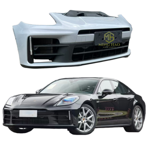 Pour ensemble de pare-chocs de voiture de sport <span class=keywords><strong>Porsche</strong></span> Panamera, phares, radar, calandre, radiateur, capot moteur, jupes latérales, portes, pare-brise - Product Image 3