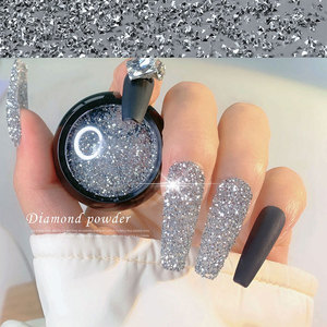 Polvo Brillante Reflectante de Diamantes para Decoración de Uñas, Polvo Flash 3D para Diseño de Uñas, Venta Caliente - Product Image 4