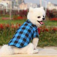 Chemise Formelle Écologique de Luxe en Polyester à Carreaux pour Chien avec Nœud Papillon XS-4XL pour Petits et Grands Animaux – Grande Vente