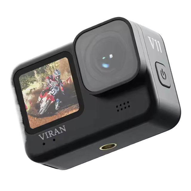 New V11 Dual Color Touch Screen 5K HD Sports Action Camera Outdoor Waterproof Cycling Anti-Shake 5k 60fps