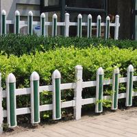 Poste de valla de plástico artificial para jardín, económico, blanco, para niños