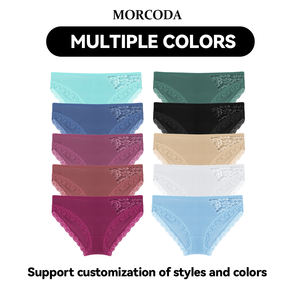 Новинка <span class=keywords><strong>2026</strong></span>: Кружевные повседневные женские трусики-слипы с отверстиями, разные цвета и размеры, многоразовые, на заказ от производителя, для женщин, девушек и подростков - Product Image 3