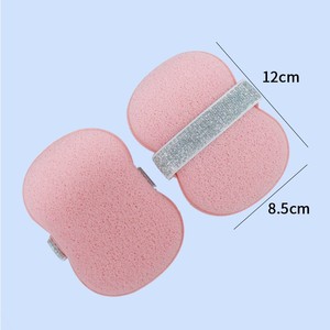 Esponja de baño ovalada, herramienta de limpieza ultra suave para bañarse, colores rosa y morado - Product Image 2